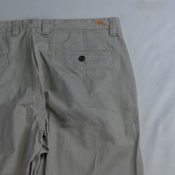 Tommy Bahama 34 x 30 Khaki Straight Chino Pants - Picture 4 of 5